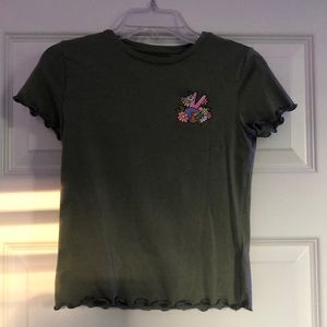 Girls Green T-Shirt